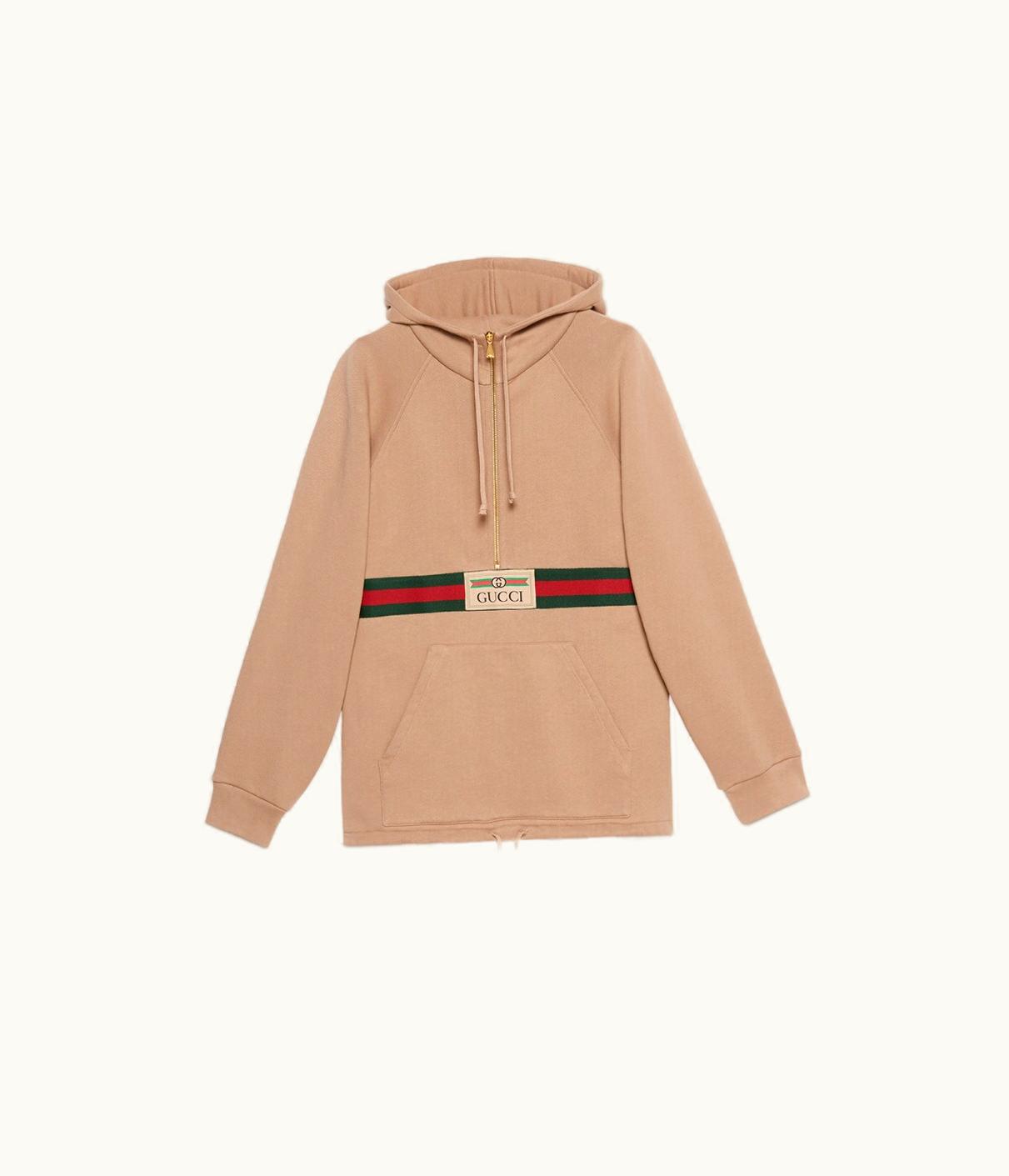 Gucci Sweatshirt With Web And Gucci Label UZ0135433