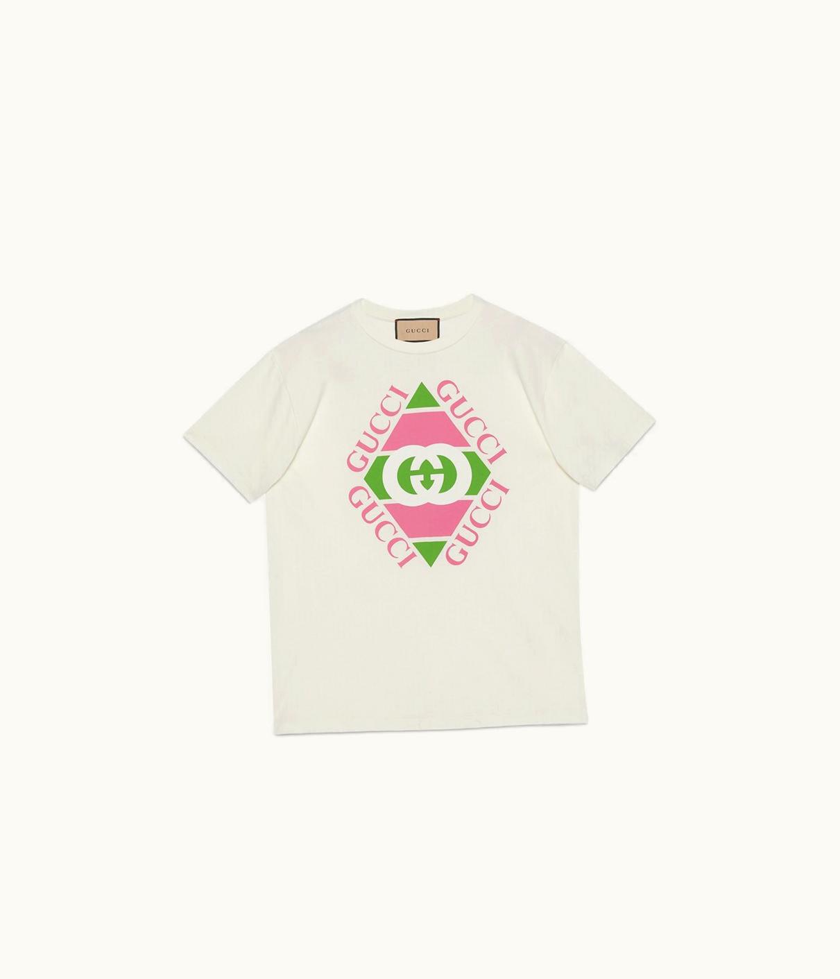 Gucci Vintage Logo Print T-Shirt UZ0135473