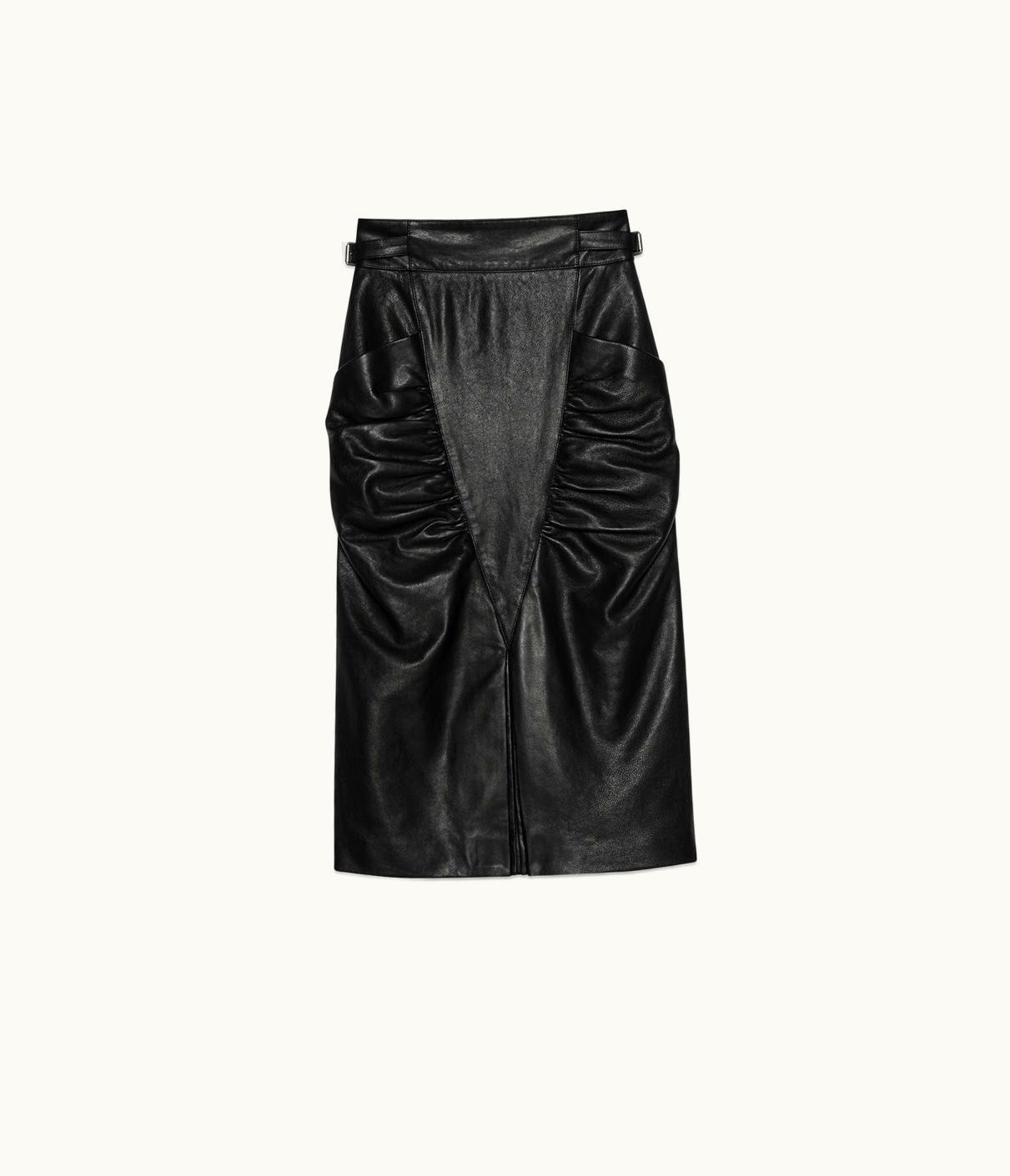 Gucci Grainy Leather Skirt UZ0135482
