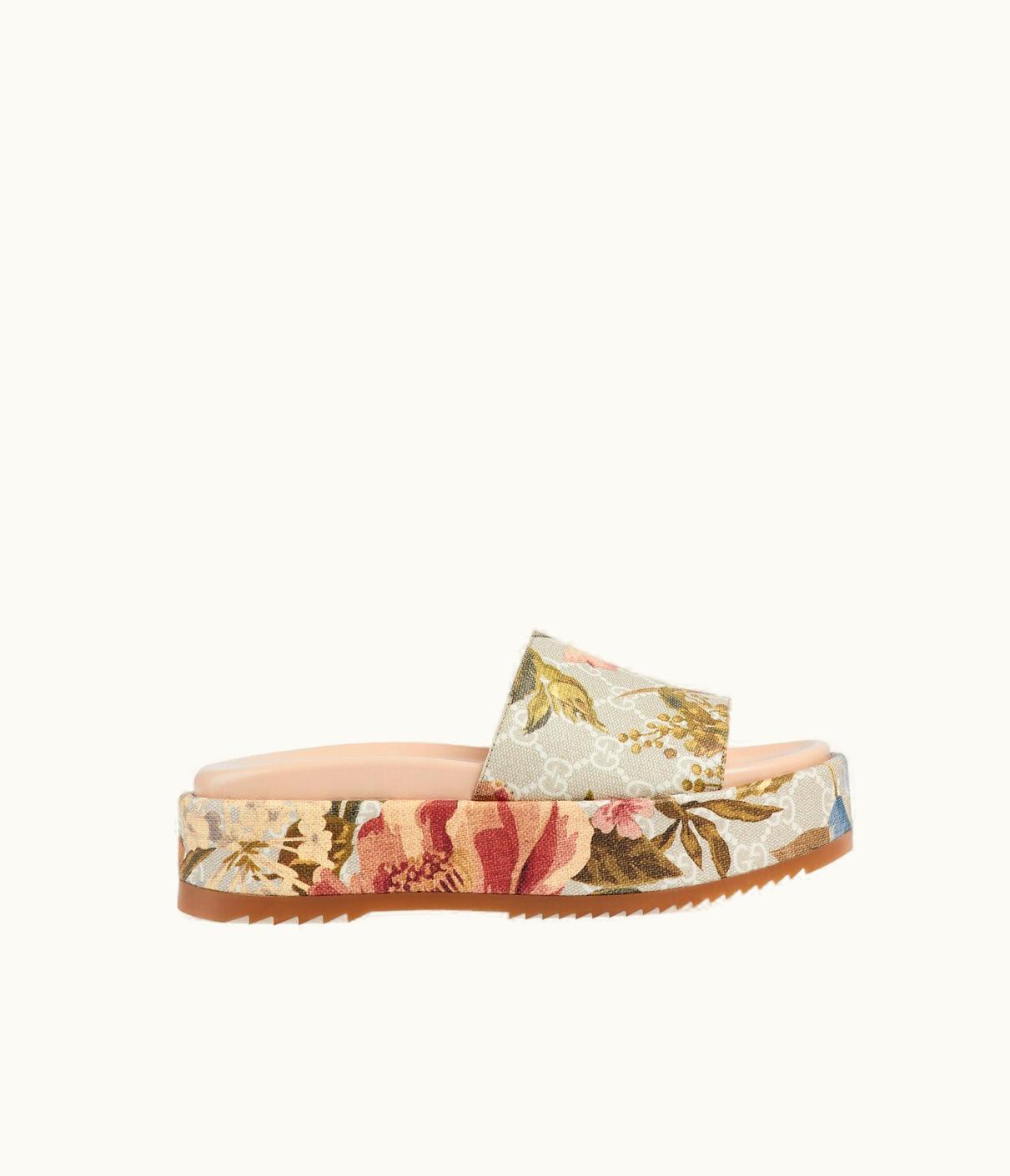 Gucci Women's GG Flora Slide Sandal