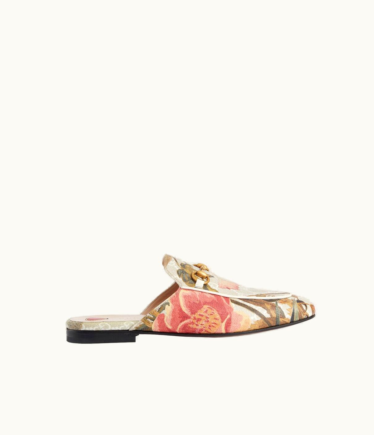 Gucci Women's GG Flora Princetown Slipper