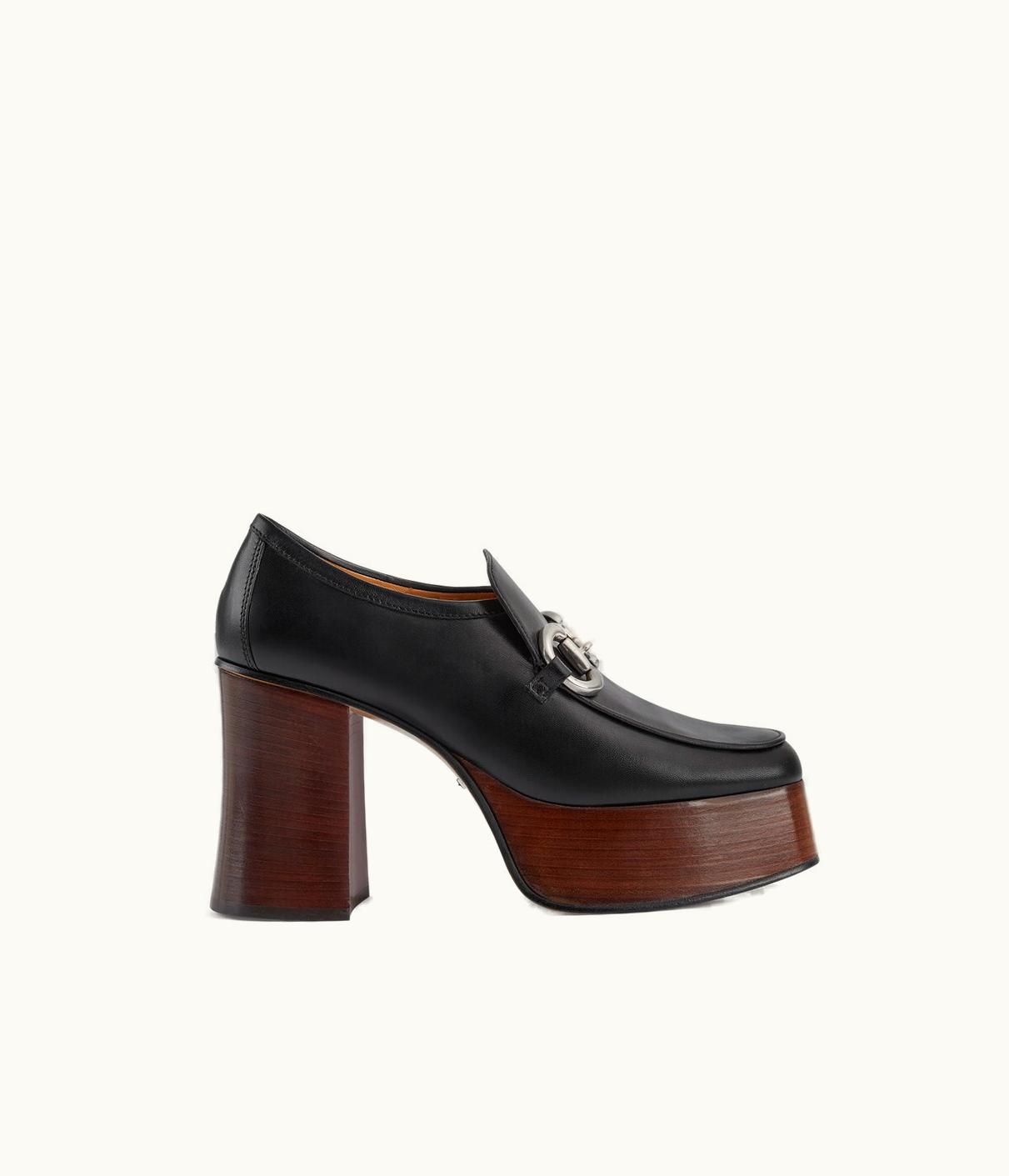 Gucci Women's Platform Loafer With Horsebit UZ0135536