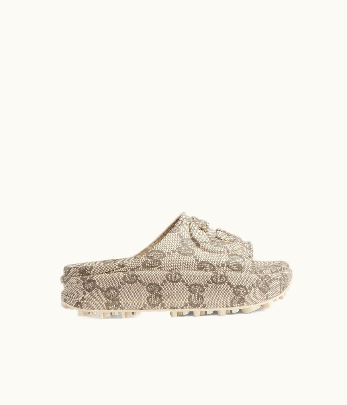 Gucci Women's Slide Sandal With Interlocking G UZ0135680