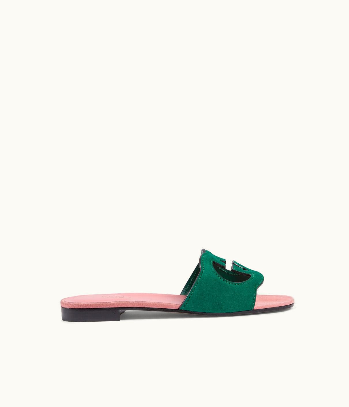 Gucci Gucci Women's Interlocking G Cut-Out Slide Sandal UZ0135749