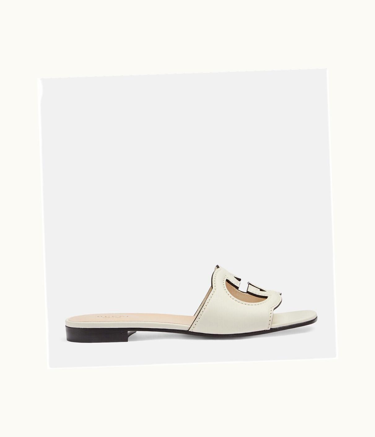 Gucci Gucci Women's Interlocking G Cut-Out Slide Sandal UZ0135752