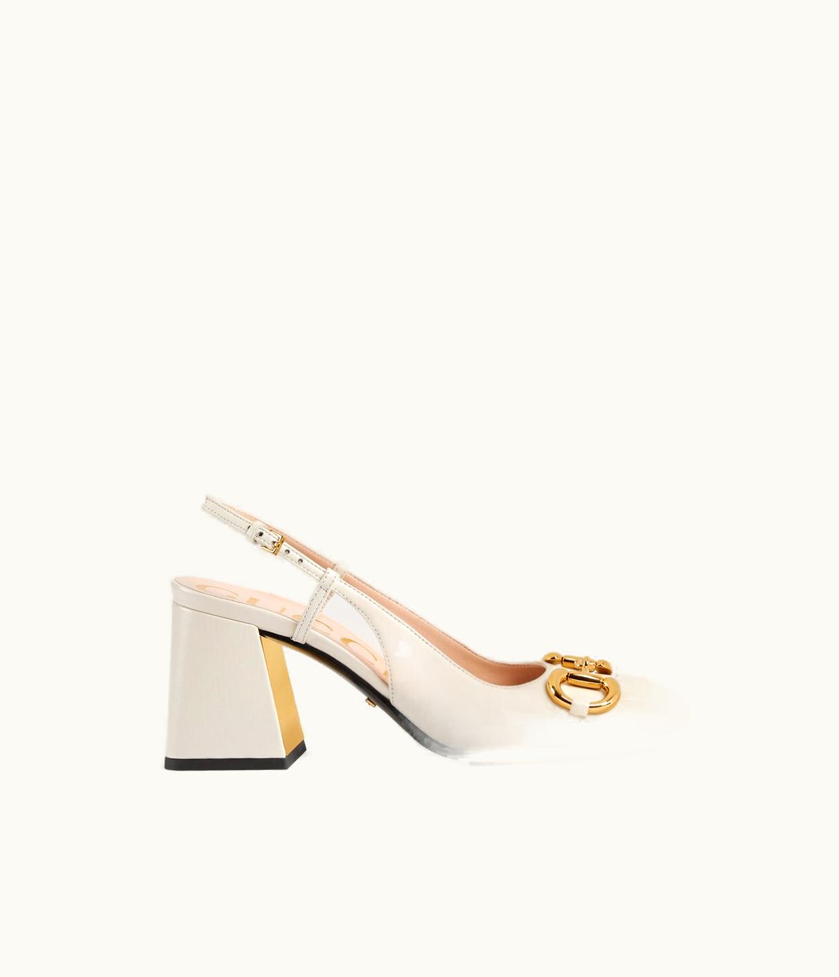 Gucci Gucci Women's Mid-Heel Slingback With Horsebit UZ0135817