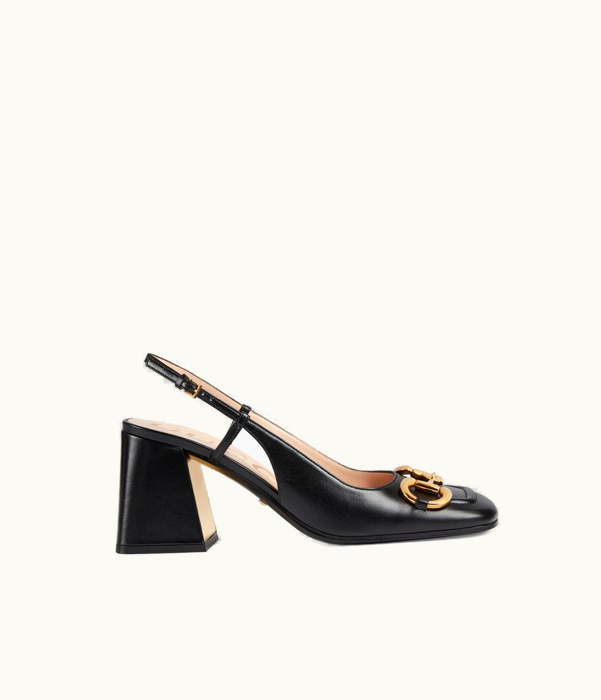 Gucci Gucci Women's Mid-Heel Slingback With Horsebit UZ0135818