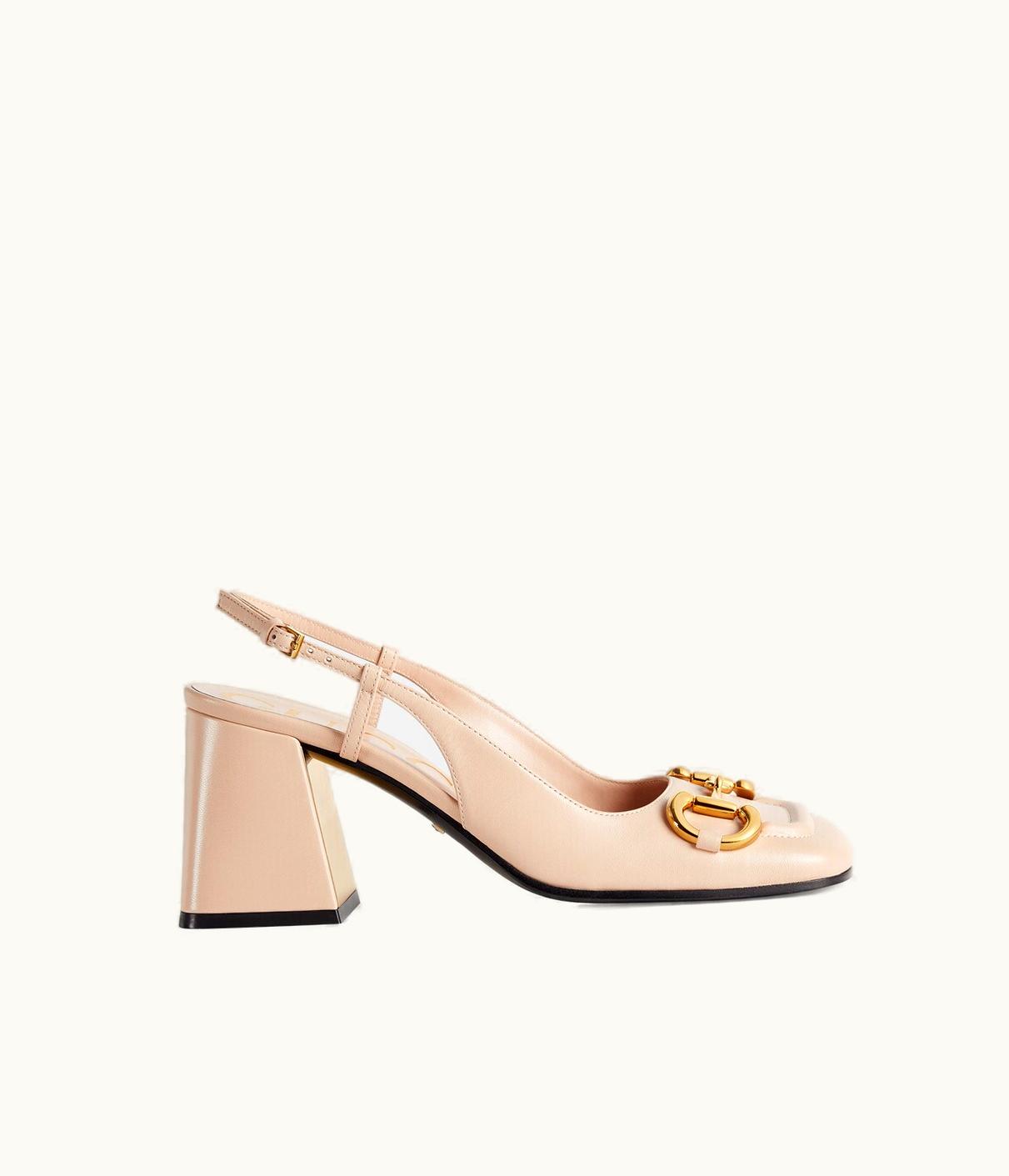 Gucci Gucci Women's Mid-Heel Slingback With Horsebit UZ0135819