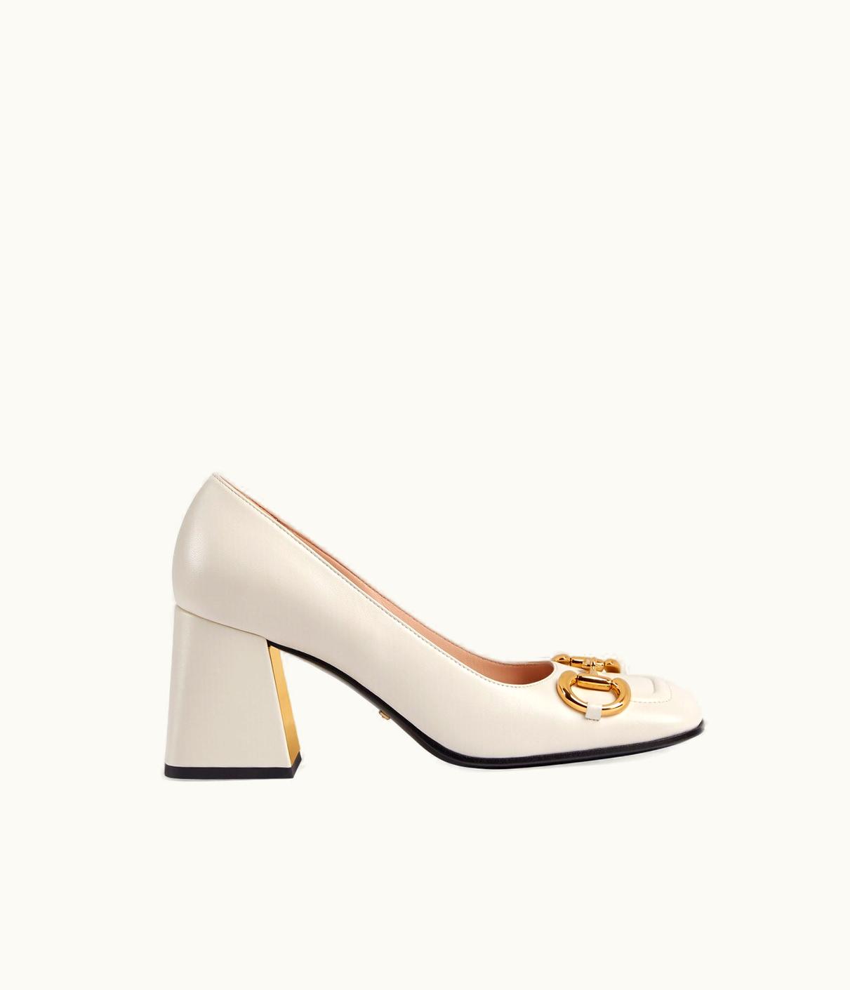 Gucci Gucci Women's Mid-Heel Pump With Horsebit UZ0135820