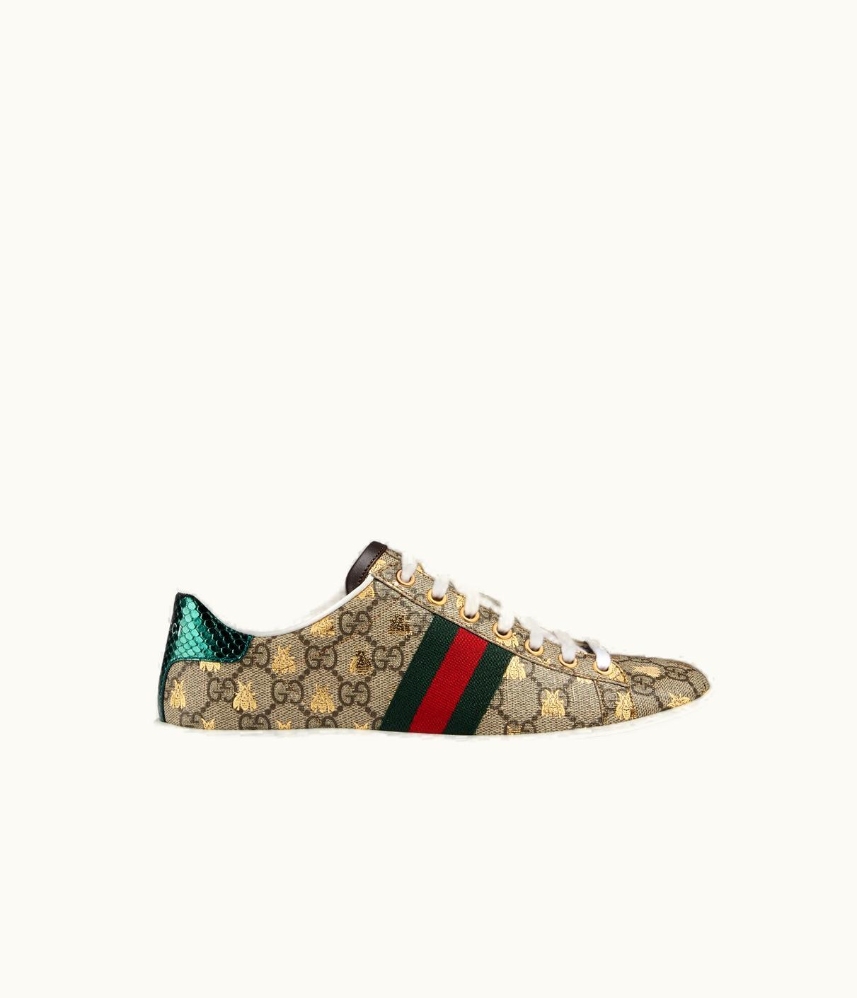 Gucci Gucci Women's Ace GG Supreme Sneaker With Bees