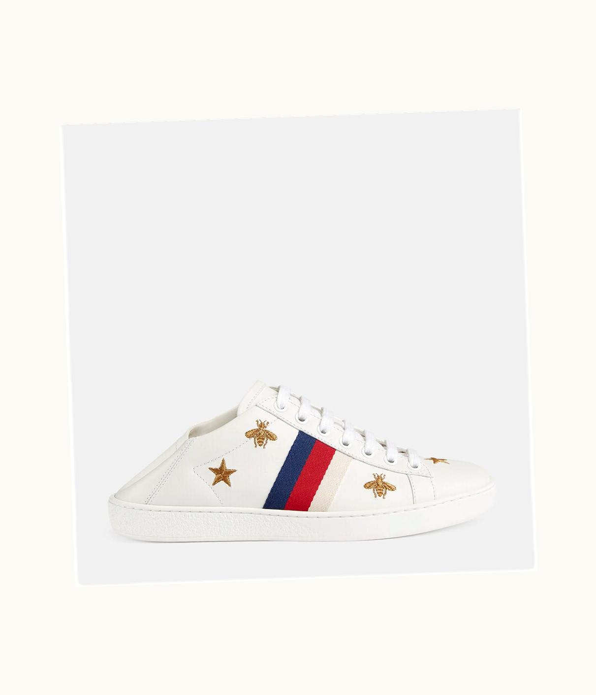 Gucci Gucci Women's Ace Sneaker With Bees And Stars
