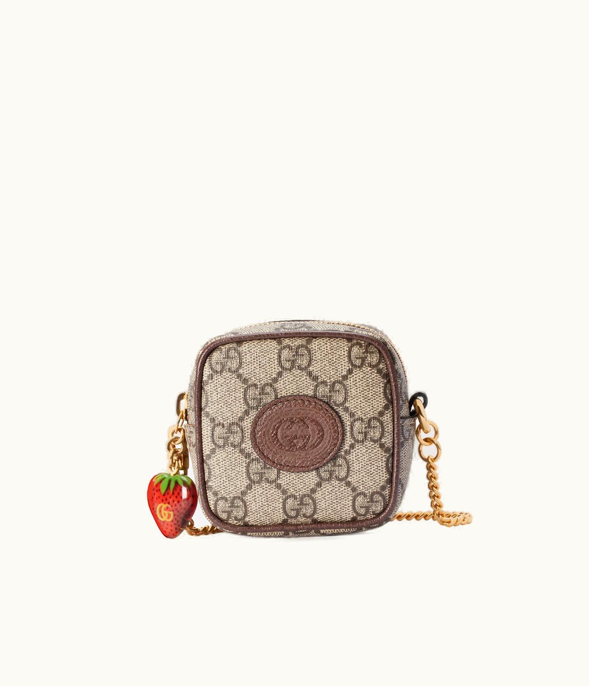 Gucci Gucci Coin Purse With Double G Strawberry UZ0135880