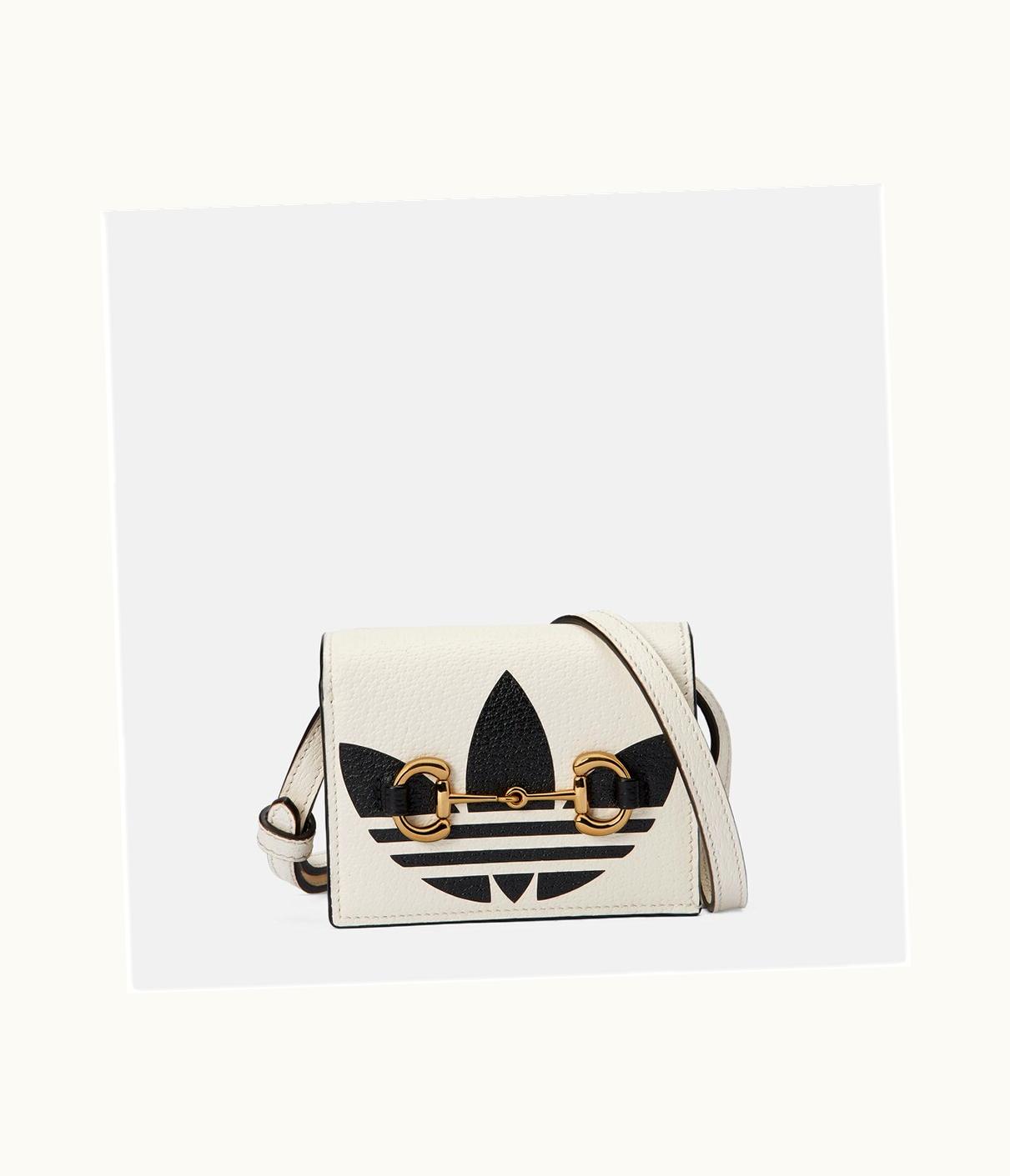 Gucci Gucci Adidas X Gucci Card Case With Horsebit UZ0135914