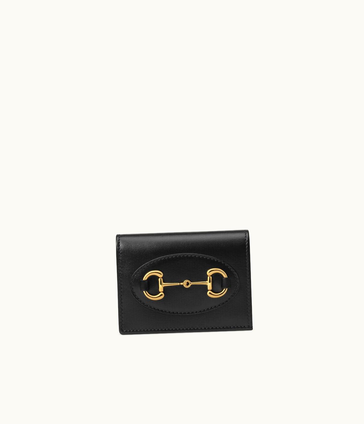 Gucci Gucci Horsebit 1955 Card Case Wallet UZ0135956