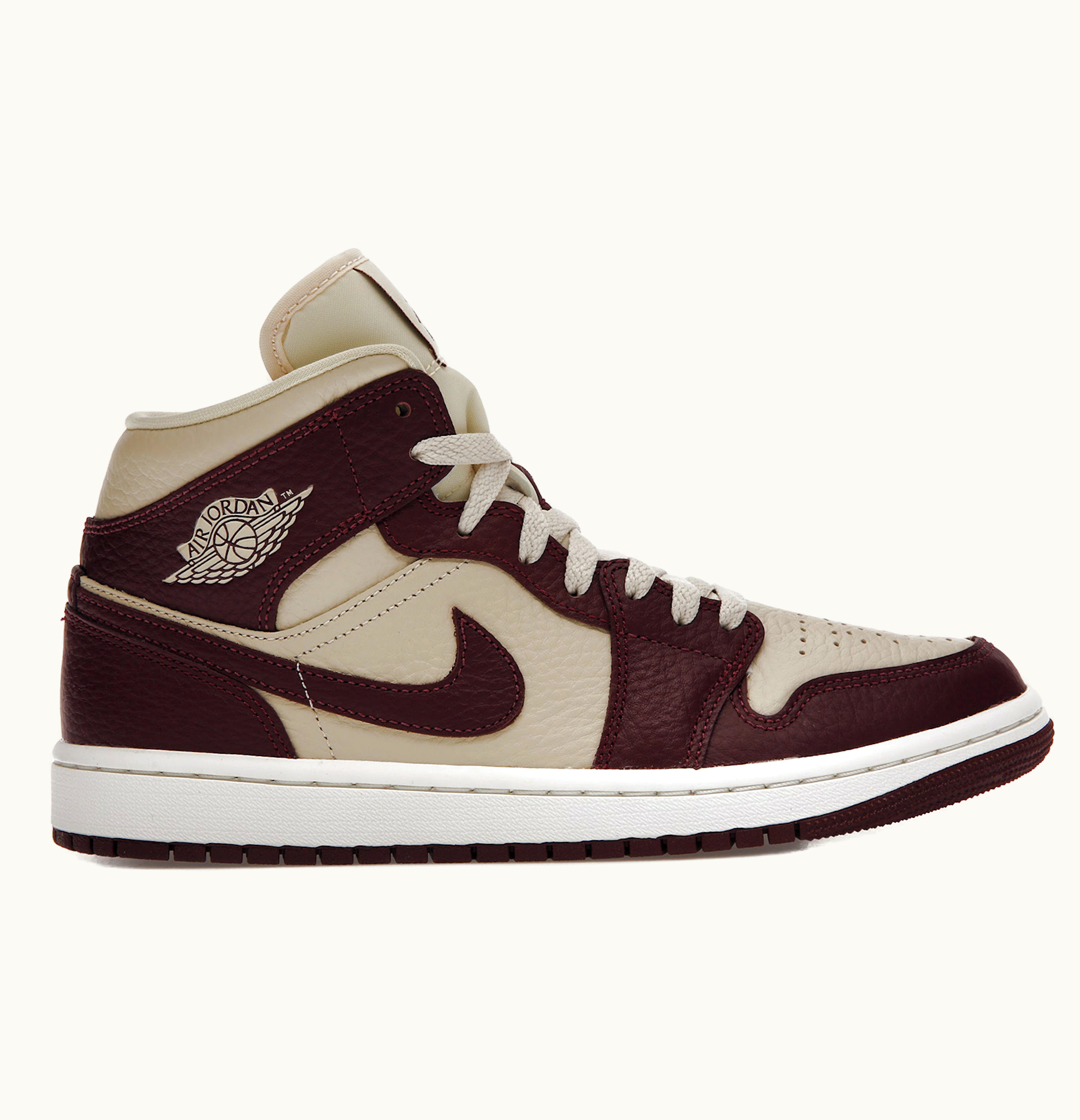 Jordan Air Jordan 1 Mid Split Beach Cherrywood Red W