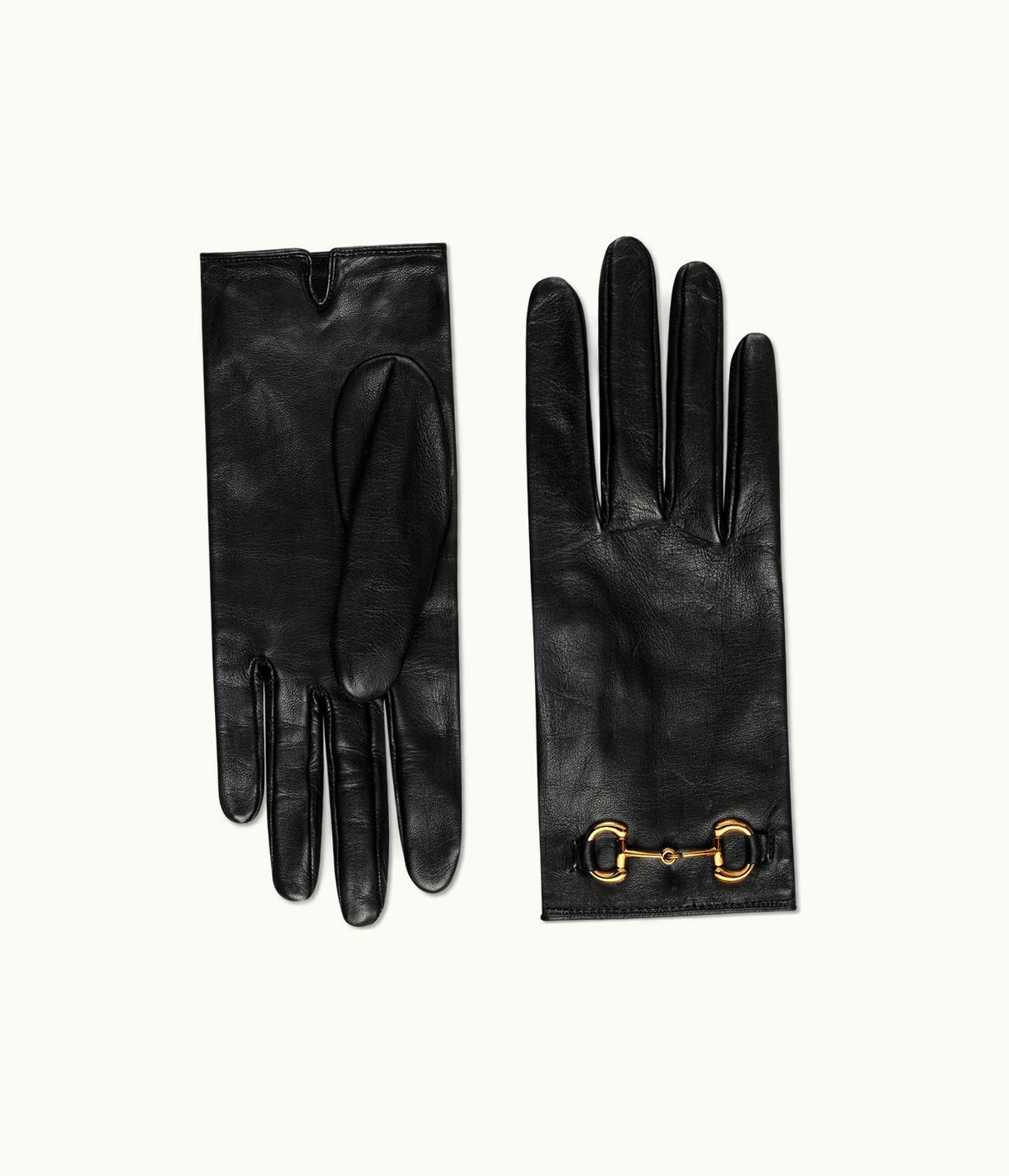 Gucci Gucci Leather Gloves With Horsebit UZ0136156