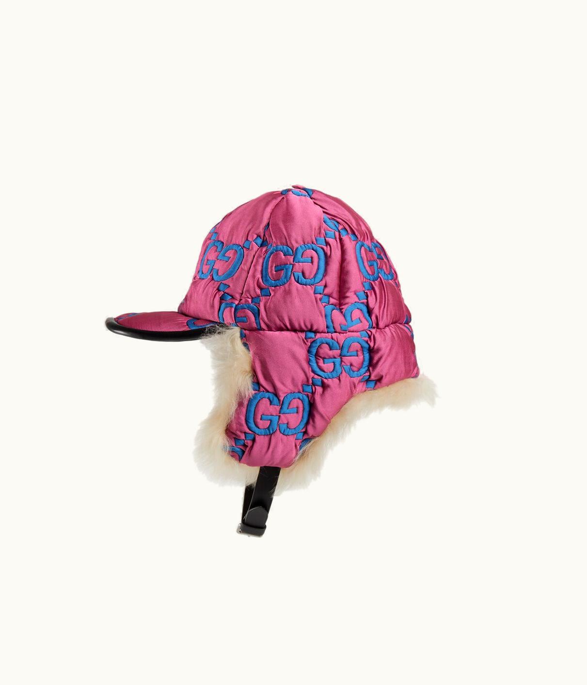 Gucci Gucci Quilted GG Nylon Hat With Ear Flaps UZ0136165