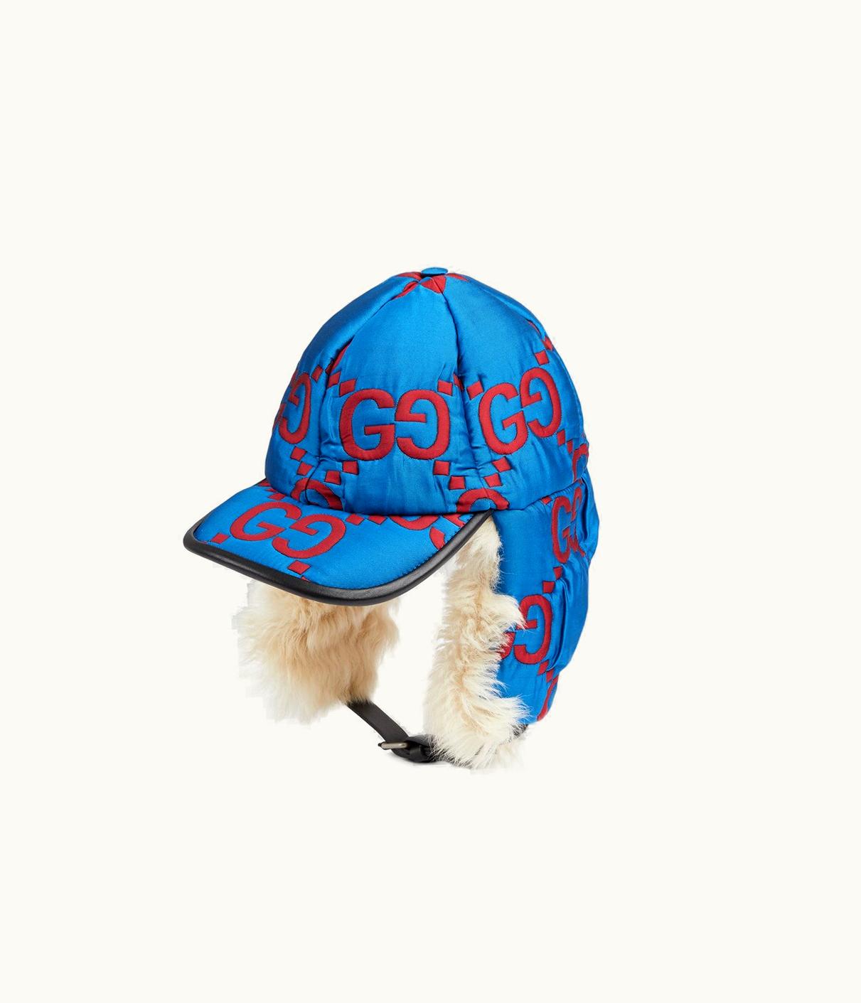 Gucci Gucci Quilted GG Nylon Hat With Ear Flaps UZ0136166