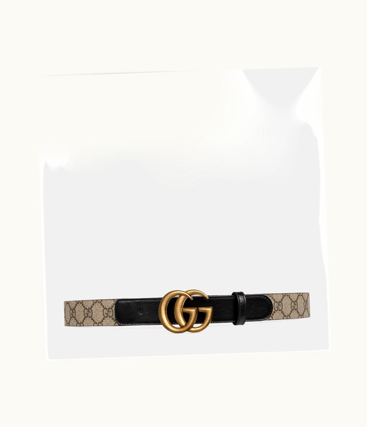 Gucci Gucci GG Belt With Double G Buckle UZ0136237