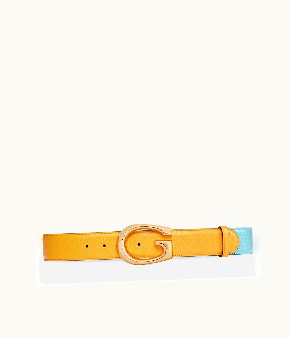 Gucci Gucci Two-Tone Belt With G Buckle