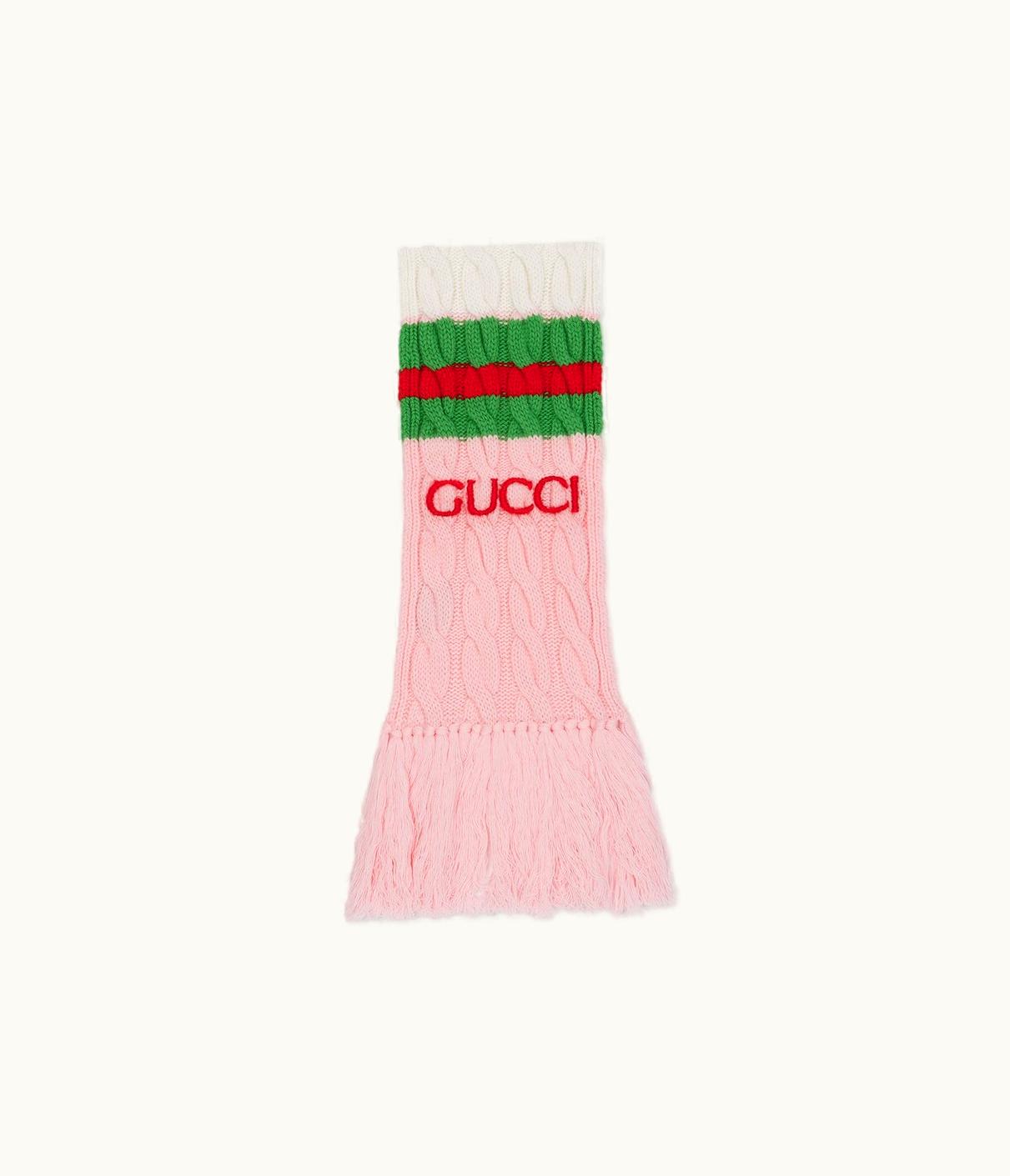 Gucci Gucci Adidas X Gucci Knit Wool Scarf UZ0136355