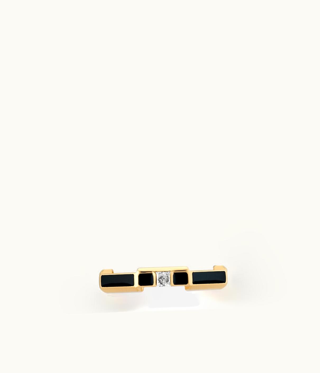 Gucci Gucci Link To Love Enamel And Diamond Ring UZ0136407