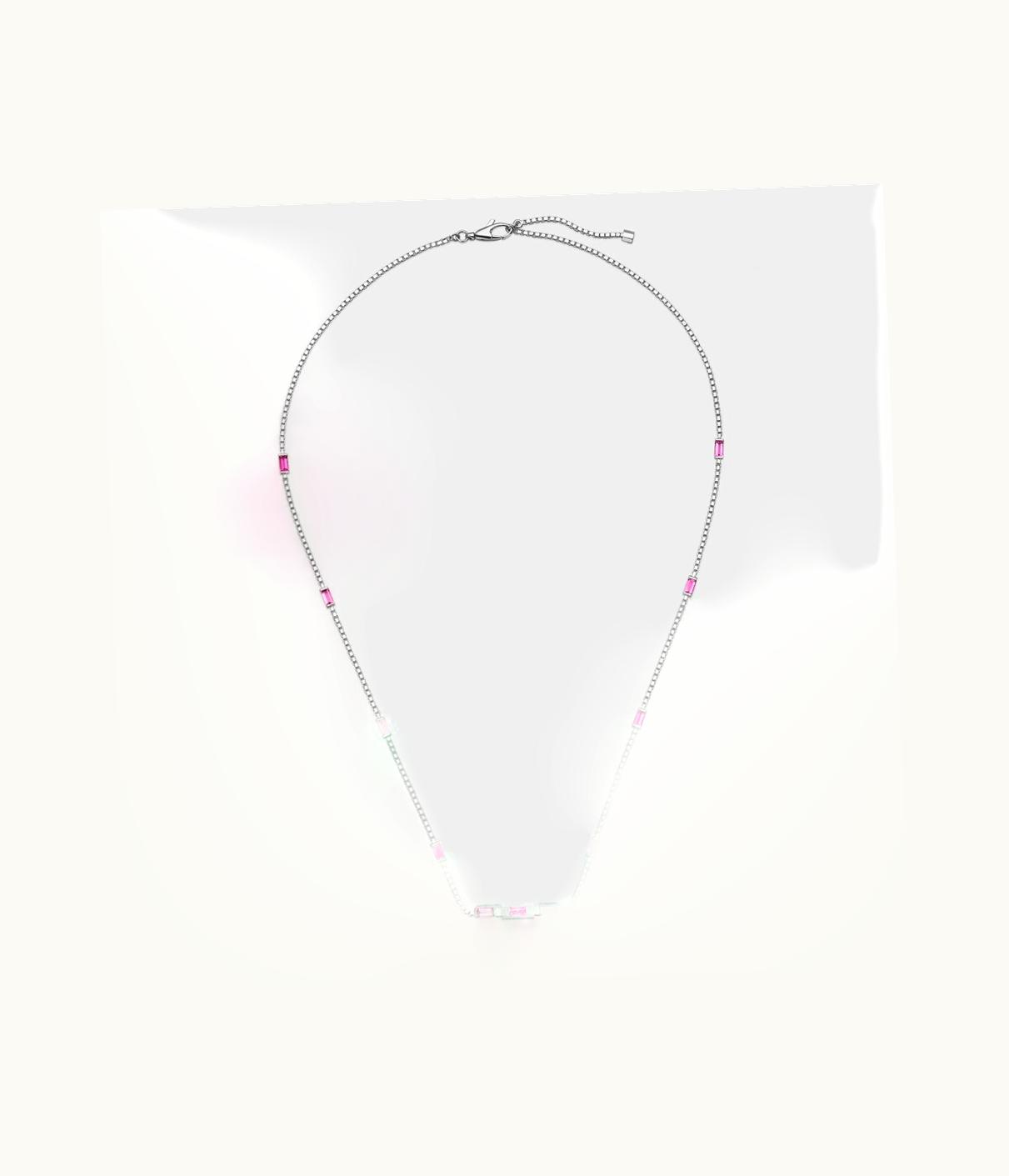 Gucci Gucci Link To Love Baguette Rubellite Necklace