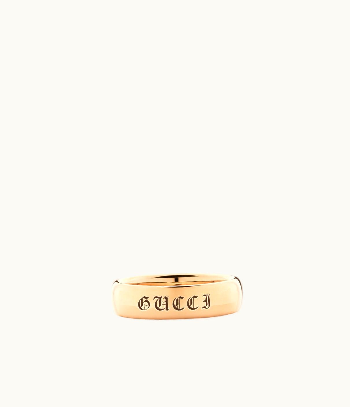 Gucci Gucci Promises 18k Rose Gold Ring 5mm