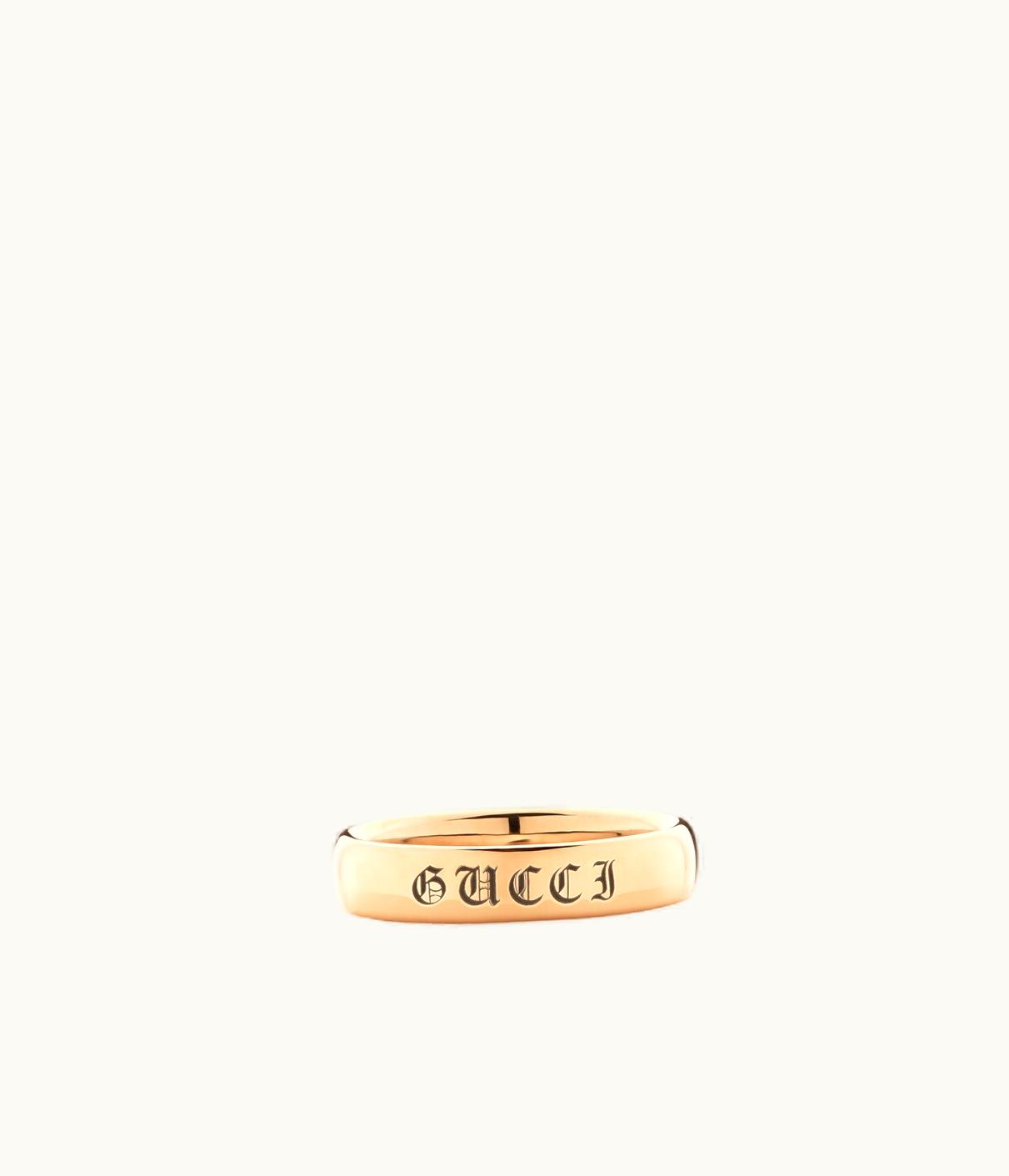 Gucci Gucci Promises 18k Rose Gold Ring 4mm