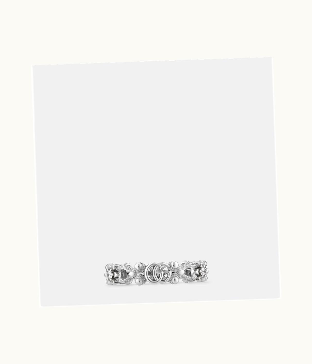 Gucci Gucci Flora 18k Ring With Diamonds UZ0136434