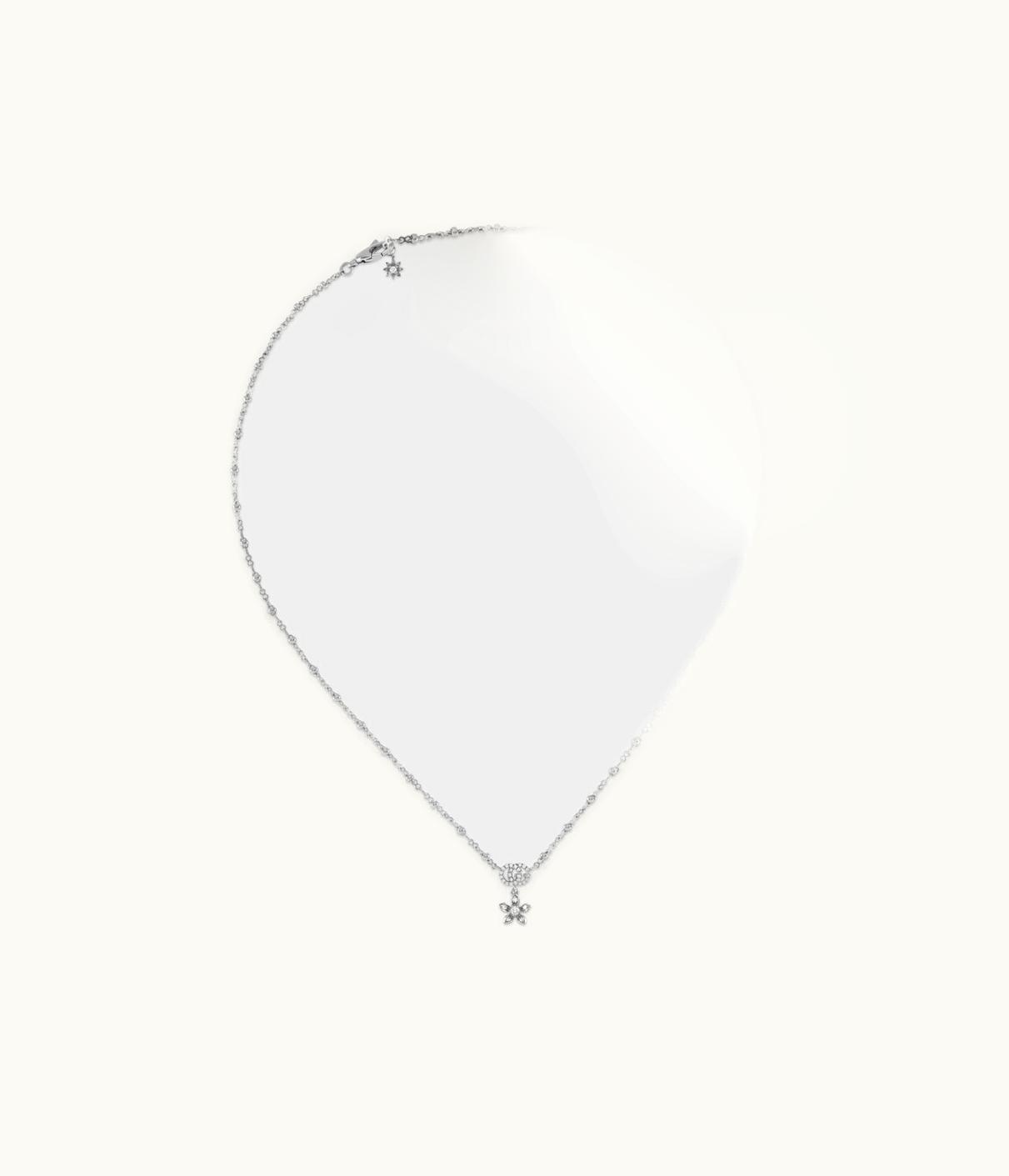 Gucci Gucci Flora 18k Necklace With Diamonds UZ0136456