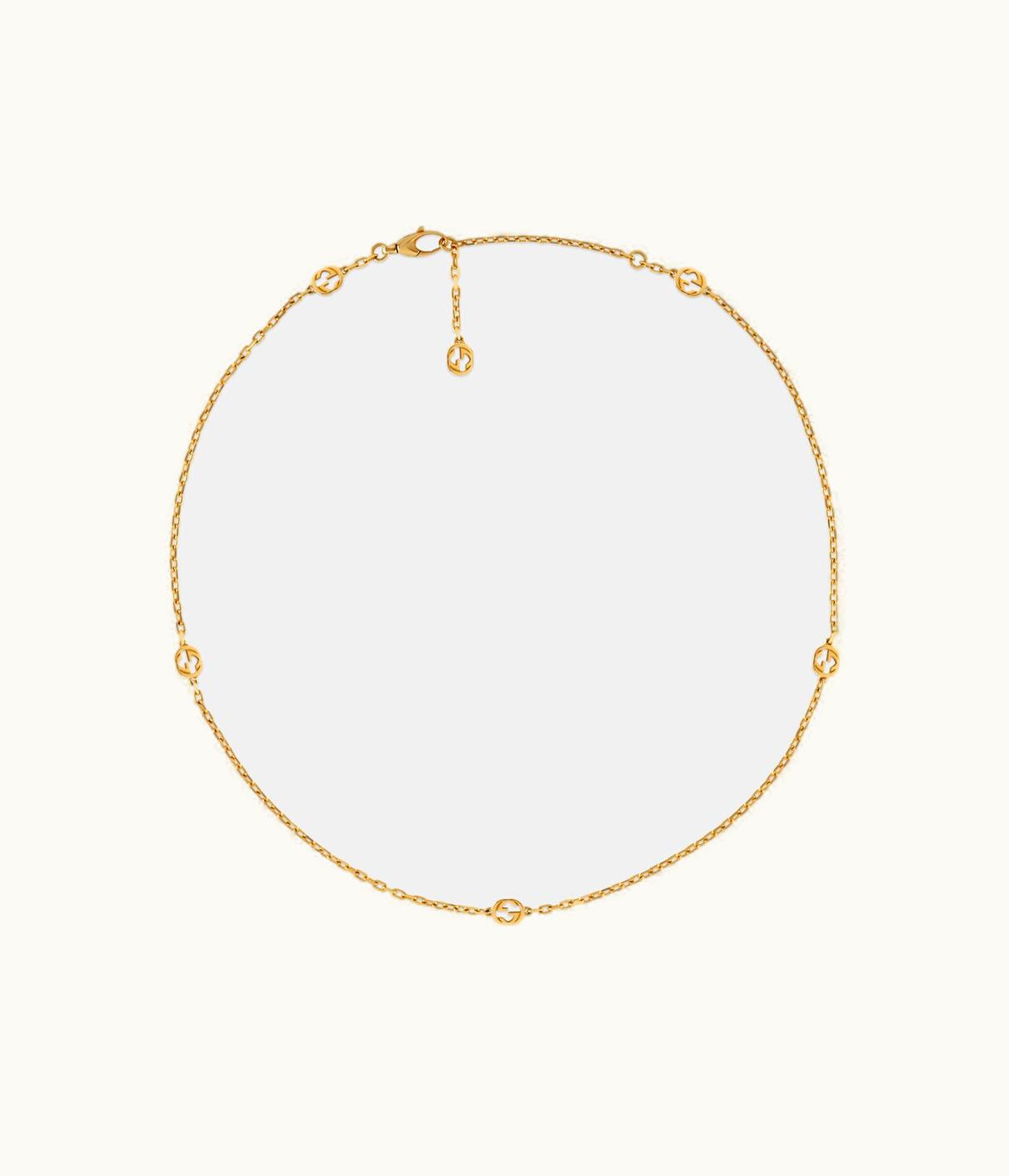 Gucci Gucci Interlocking G 18k Necklace