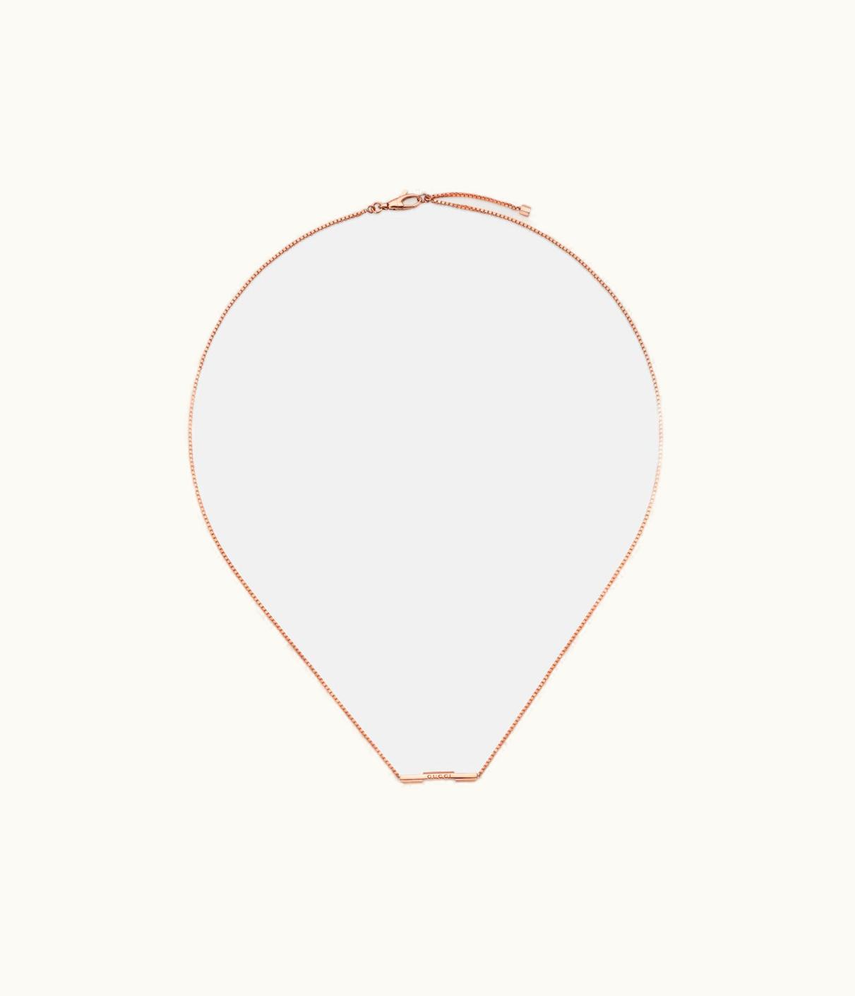 Gucci Gucci Link To Love Necklace With 'Gucci' Bar UZ0136493