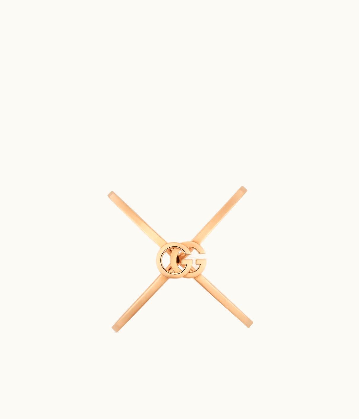 Gucci Gucci GG Running 18k Criss-Cross Ring