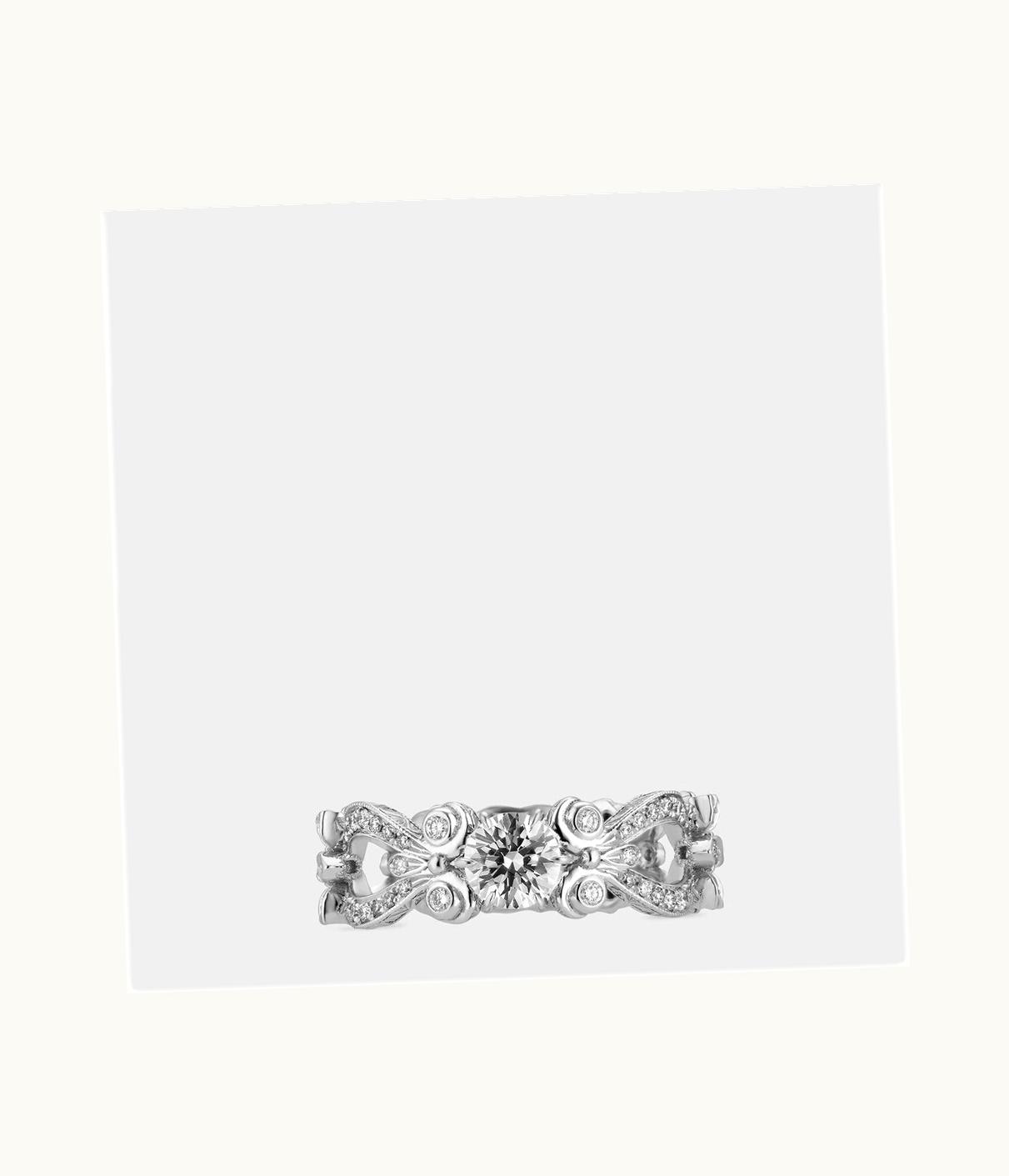 Gucci Gucci Flora 18k Solitaire Ring UZ0136578