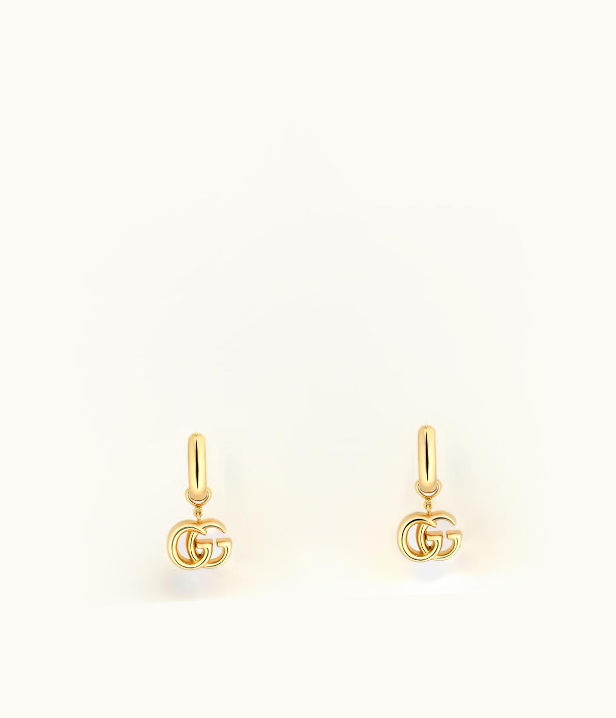Gucci Gucci GG Running Yellow Gold Earrings