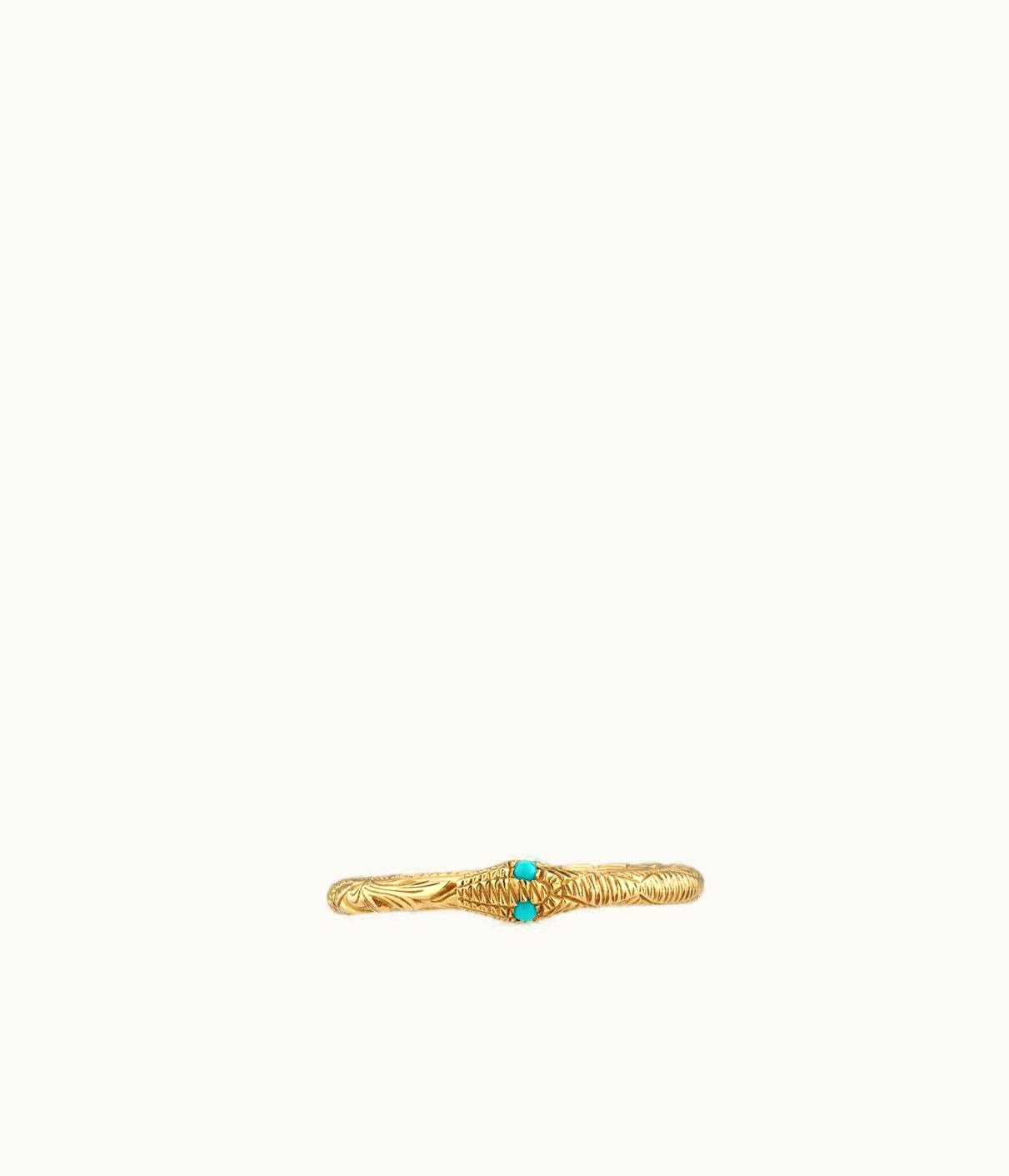 Gucci Gucci Ouroboros Ring In Gold