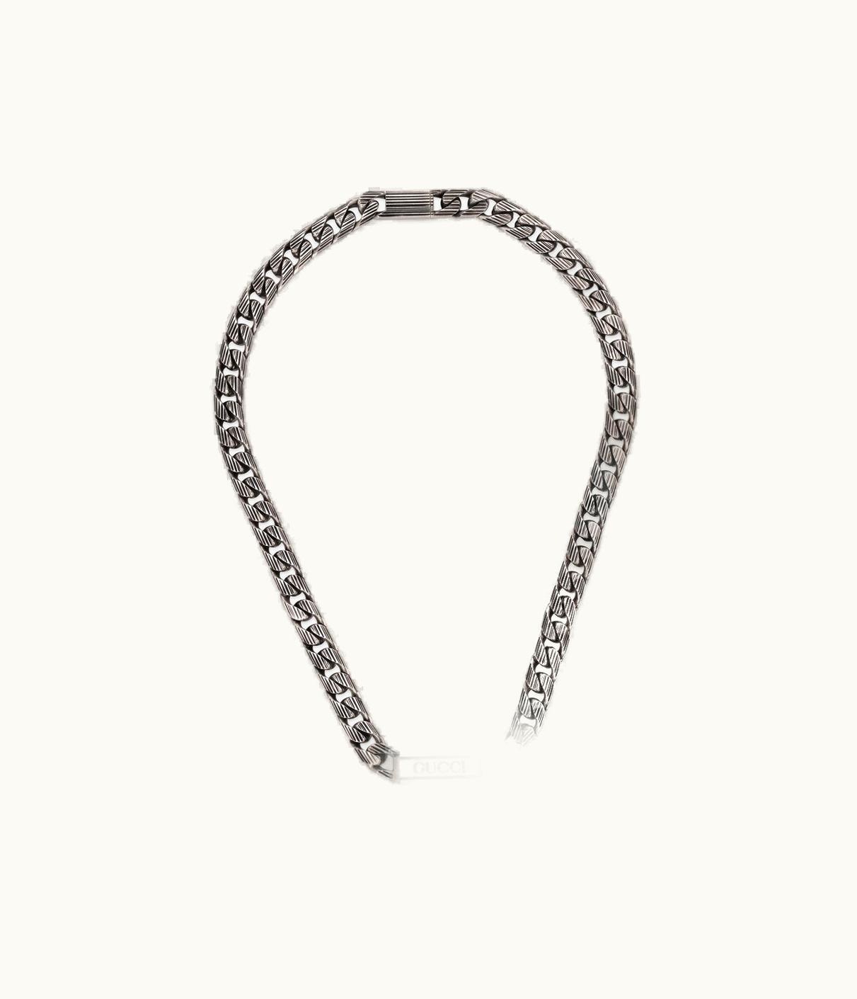 Gucci Gucci Logo Enamel Necklace