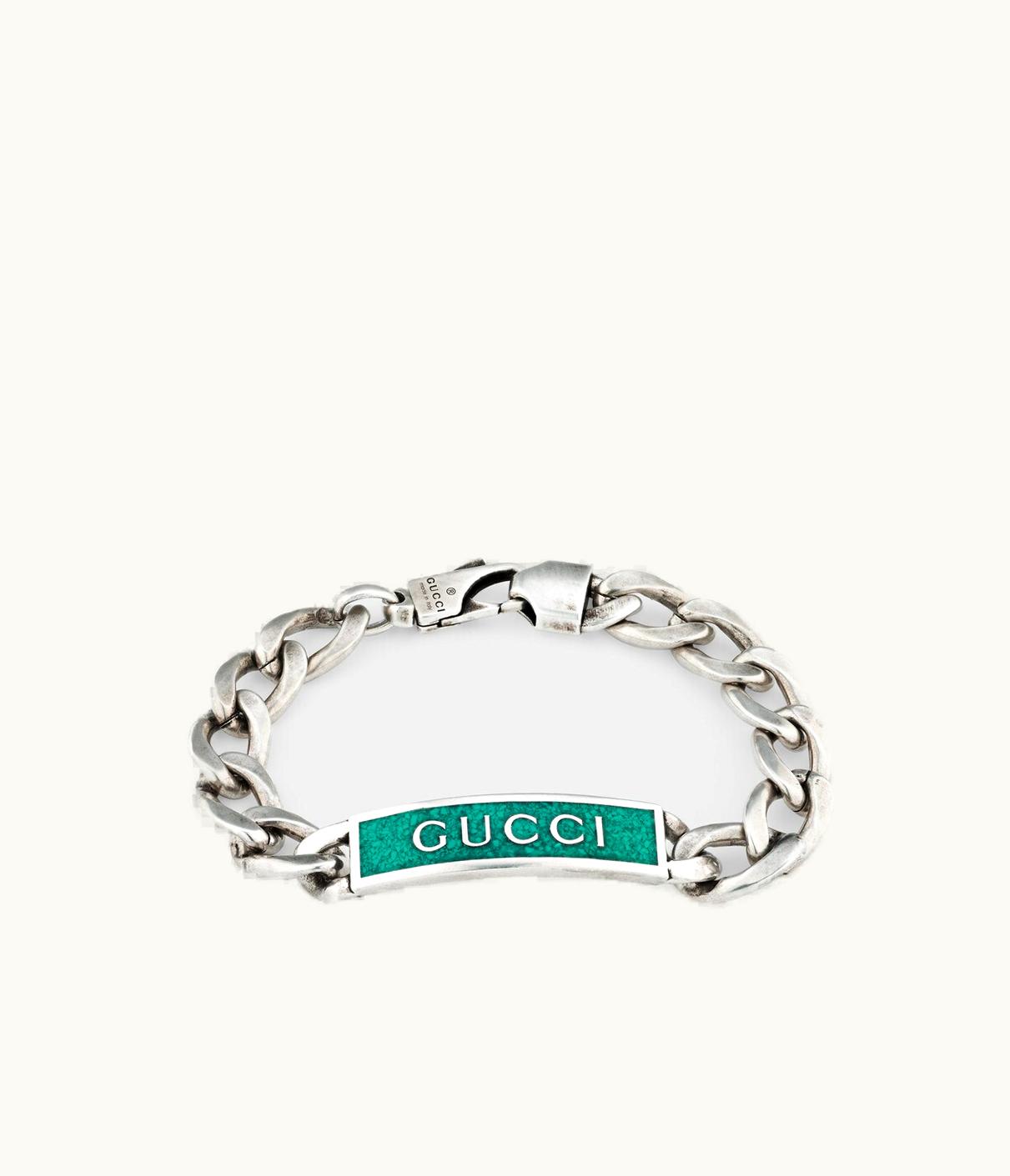 Gucci Gucci Logo Enamel Bracelet