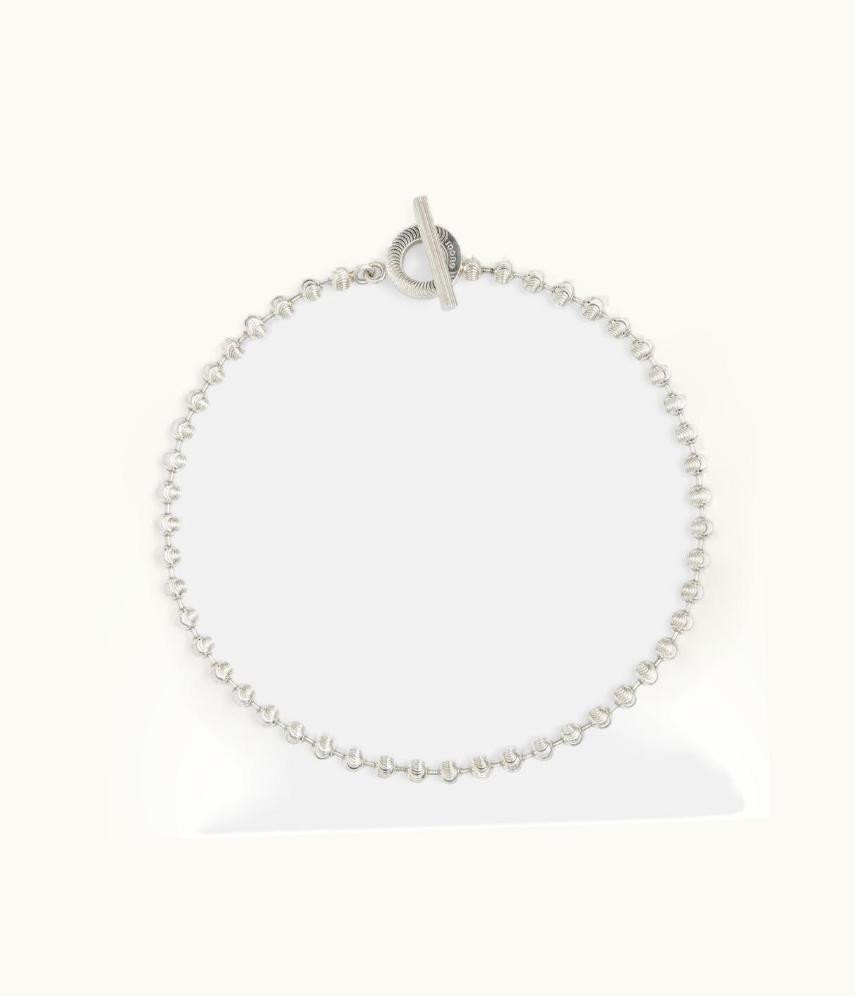 Gucci Gucci Silver Boule Chain Necklace