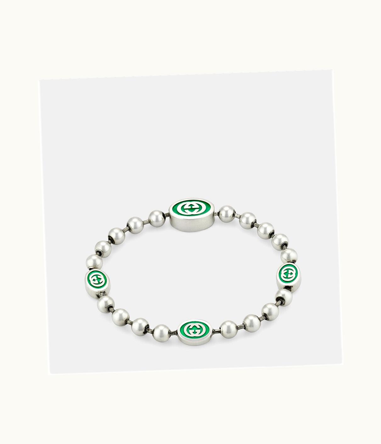 Gucci Gucci Interlocking G Boule Chain Bracelet
