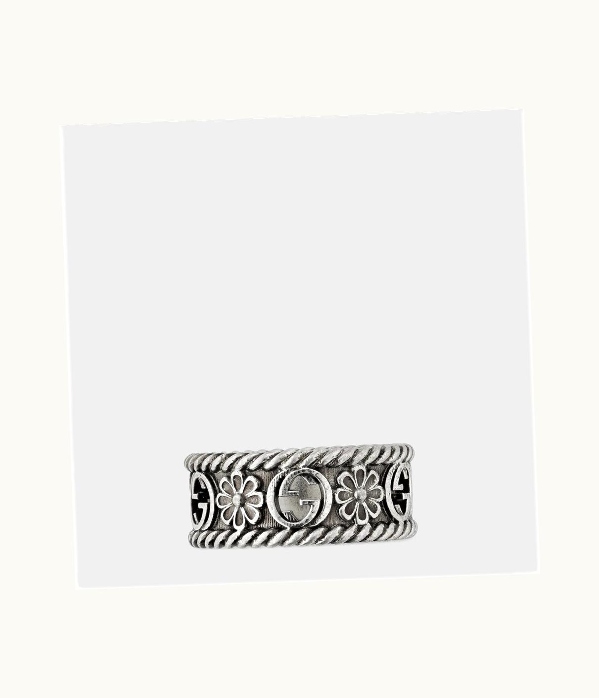 Gucci Gucci Interlocking G Silver Ring