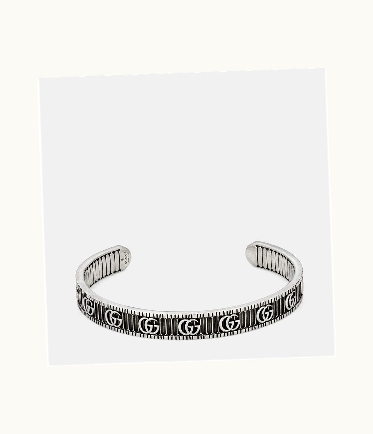 Gucci Gucci Bracelet With Double G In Silver