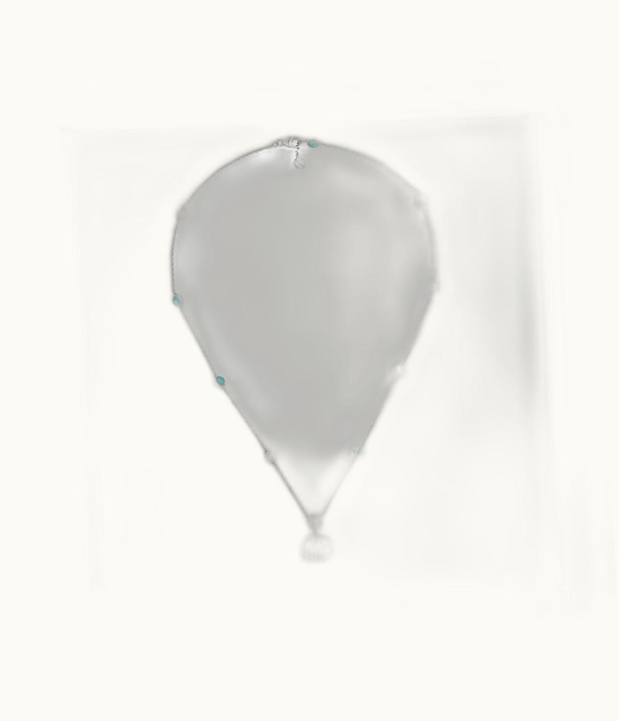 Gucci Gucci Double G Mother Of Pearl Necklace