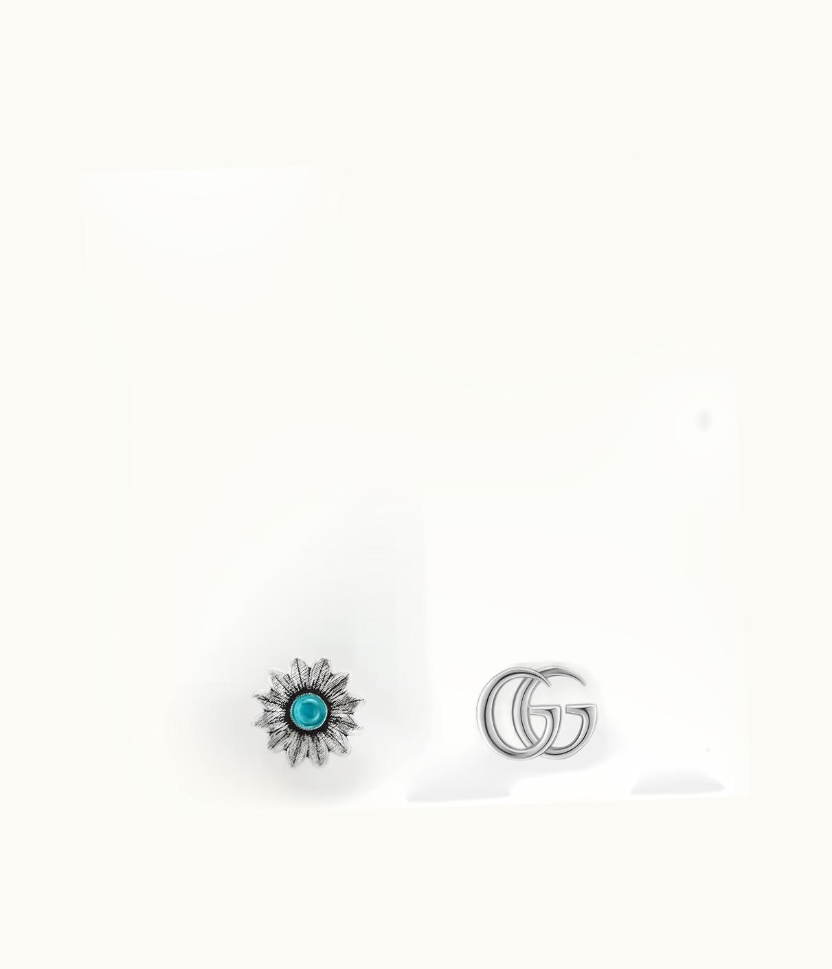 Gucci Gucci Double G Flower Stud Earrings UZ0136766