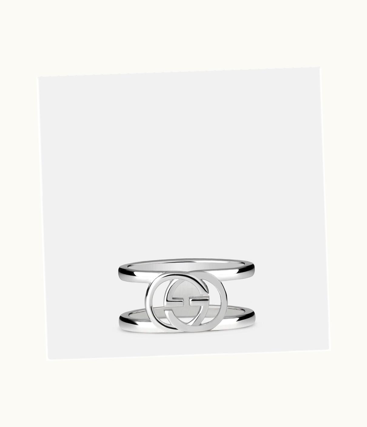 Gucci Gucci Interlocking G Wide Open Band