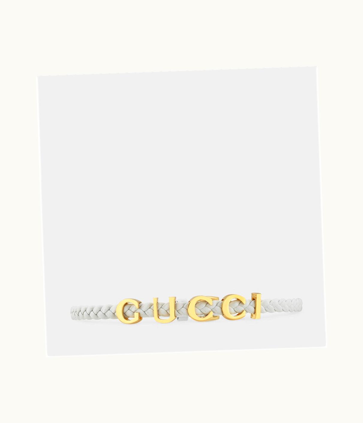 Gucci Gucci Leather 'Gucci' Necklace UZ0136783