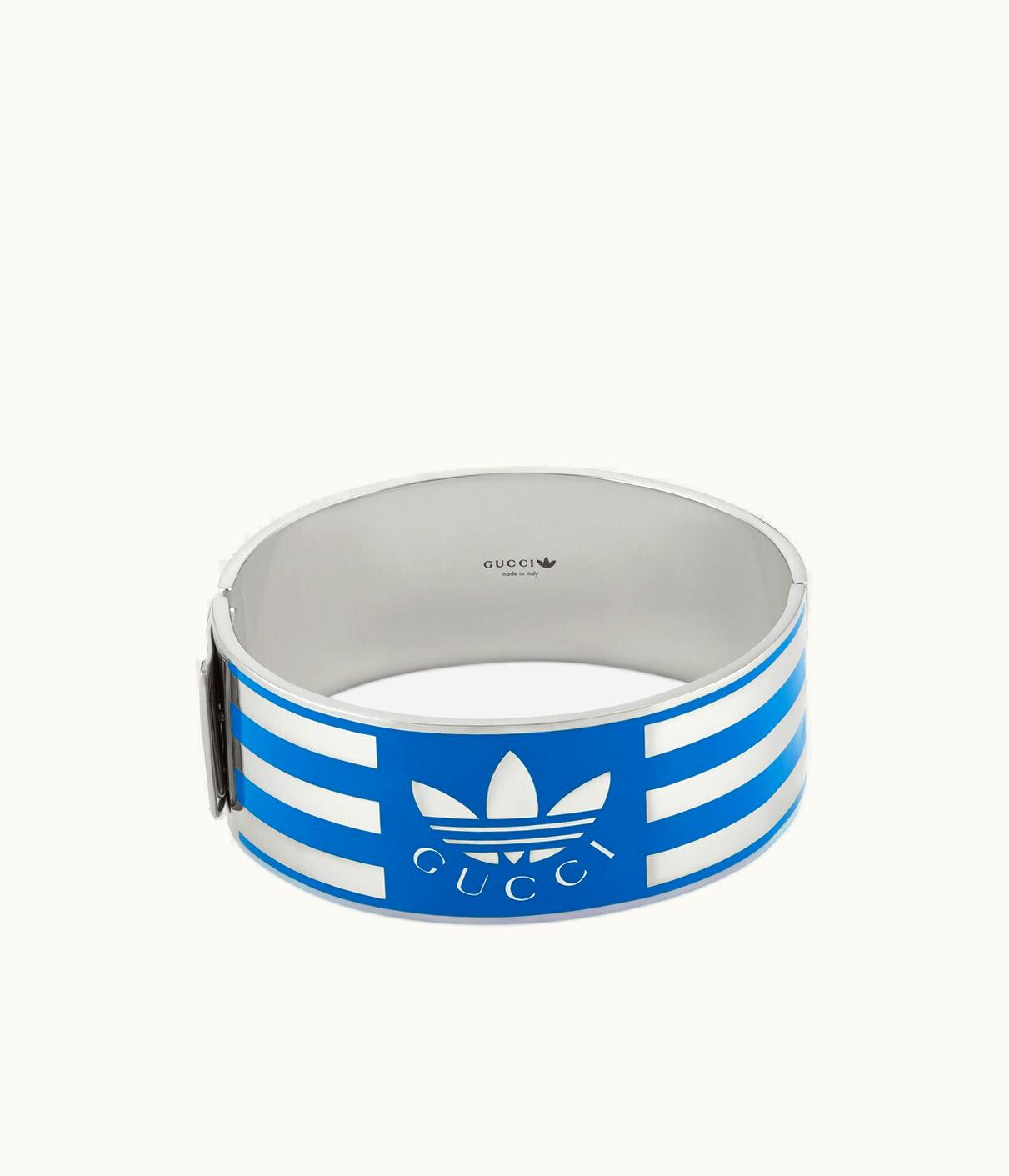 Gucci Gucci Adidas X Gucci Enamel Striped Cuff Bracelet UZ0136812