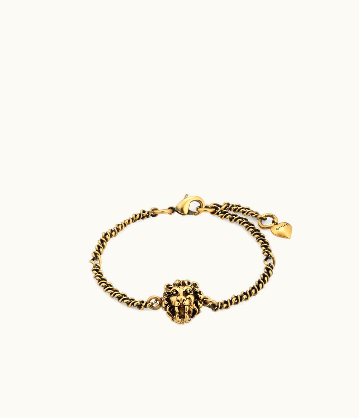 Gucci Gucci Lion Head Bracelet