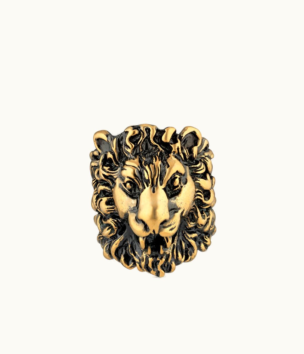 Gucci Gucci Ring With Lion Head UZ0136870